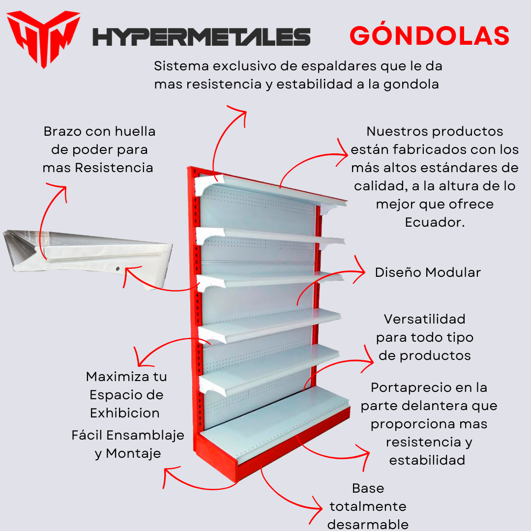 Estantería metálica circular Hypermetales